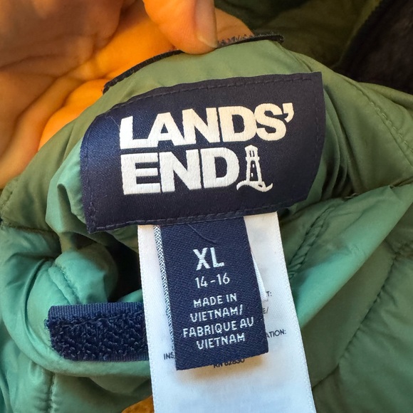 Lands End NWT boys XL 14 16 Primaloft Insulated Jacket - Picture 7 of 8